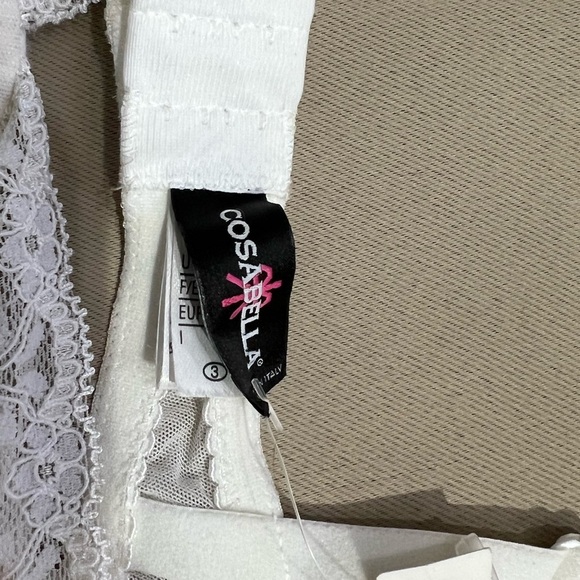 NWT Cosabella Forever Molded Lace Bra 34C White - Picture 2 of 4